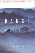 Range of Voices, Book Cover, Edited by Todd Marshall